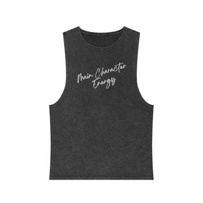 Unisex Stonewash Tank Top